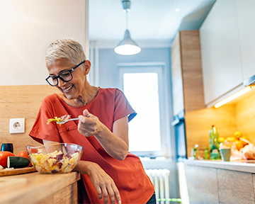 Alimentación saludable en personas mayores